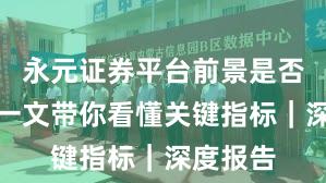 永元证券平台前景是否可靠？一文带你看懂关键指标｜深度报告